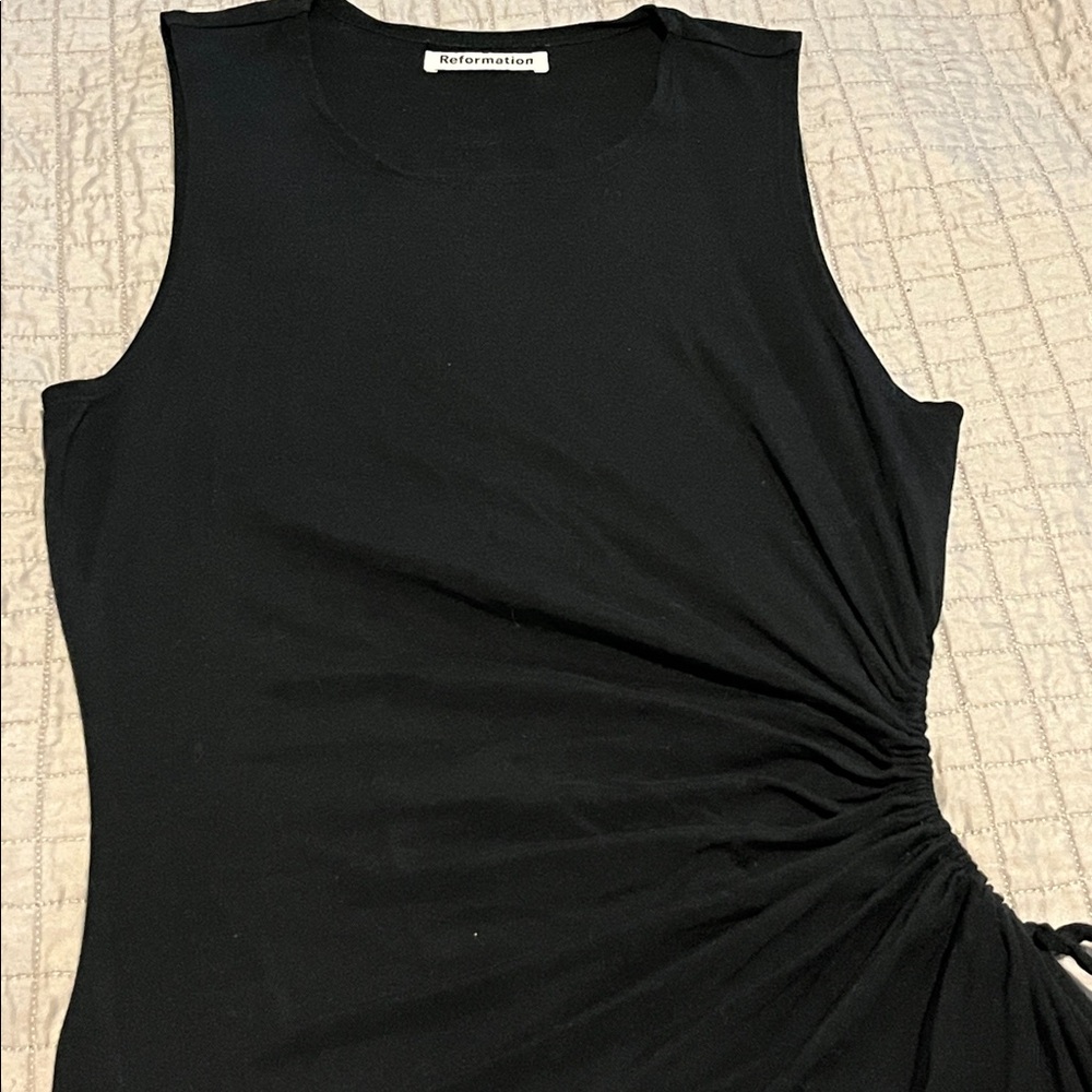 Reformation Black Sleeveless Dress - Picture 5 of 11